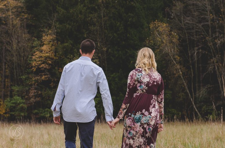 Fall engagement photos Hayley and Devin