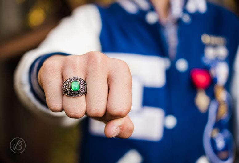 Senior Session class ring detail