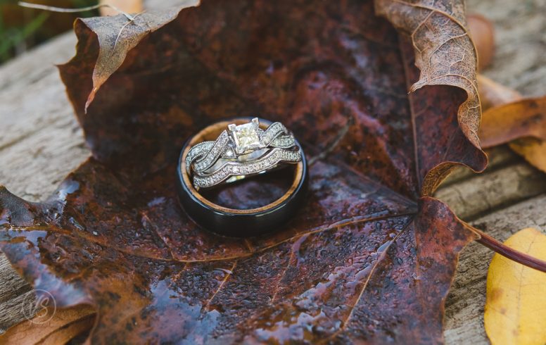 Wedding ring detail