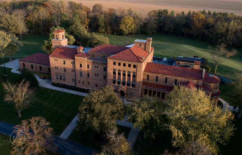 Aerial view of Nazareth Hall Grand Rapids Ohio