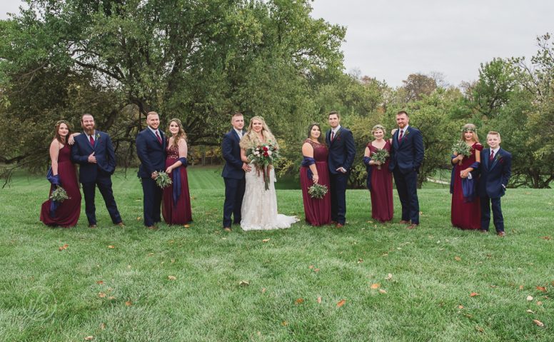 Joey and Taylor bridesmaids and groomsmen